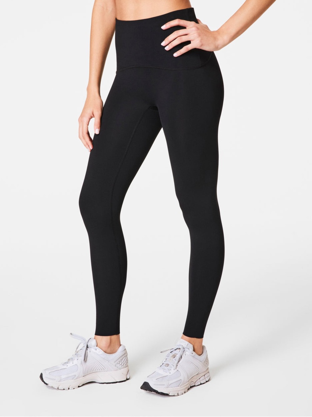 High-Waist Black Performance Leggings - Women